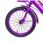 Детский двухколесный велосипед 16" "Scale Sports" T15 с ручным и дисковым тормозом, Фиолетовый