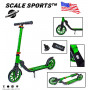 Двухколесный самокат Scale Sports SS-17 зеленый