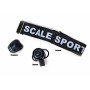 Двухколесный самокат Scale Sports SS-20 с ручным тормозом Светящиеся колеса Светло-бирюзовый
