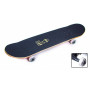 Скейтборд деревянный Fish Skateboard Happy Skate  с рисунком, с усиленной подвеской