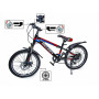 Детский двухколесный велосипед Scale Sports 20" с дисковым тормозом Черно-красный