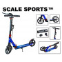 Двухколесный самокат Scale Sports SS-08 c ручным тормозом синий