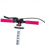 Двухколесный самокат Scale Sports SS-18, розовый, ручной тормоз, Led-фонарик