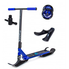 Снегокат трюковый 2 в 1 Scale Sports Deluxe Leopard синий