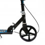 Двухколесный складной самокат Scooter 470, колеса 200 мм, ручной тормоз, Черный