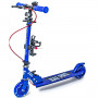 Самокат двухколесный Scale Sports SS-13 Ручной Тормоз Led-Фонарик, синий