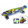 Penny Board "Cool Draft" Joker Светящиеся колеса