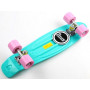 Penny Board "Pastel Series" Бирюзовый цвет. Матовые колеса.