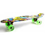 Penny Board "Fish" Joker. Светящиеся колеса.