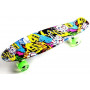 Penny Board "Fish" Joker. Светящиеся колеса.