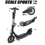 Самокат двухколесный Scale Sports SS-30 Черно-Синий Дисковый тормоз