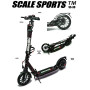 Самокат двухколесный Scale Sports SS-30 Черно-Красный Дисковый тормоз