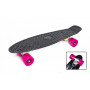 Penny Board "Fish" Черный цвет Матовые колеса