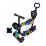 Самокат трехколесный с родительской ручкой Scooter 5 в 1 Graffiti