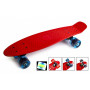 Пенни борд Penny Board Red, Светящиеся колеса