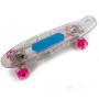 Penny "Fish Skateboard Original" Музыкальная и светящаяся дека, прозрачный