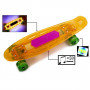 Penny "Fish Skateboard Original" Музыкальная и светящаяся дека, оранжевый