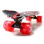 Penny Board "Red design" Светящиеся колеса!