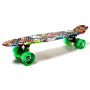 Penny Board "Graffiti" Monsters. Светящиеся колеса.
