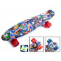 Penny Board "Graffiti" NBA. Светящиеся колеса.