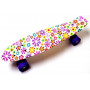 Penny Board "Violet Flowers" Светящиеся колеса.