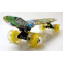 Penny Board "Graffiti" Inscription. Светящиеся колеса.
