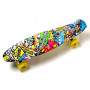 Penny Board "Graffiti" Inscription. Светящиеся колеса.