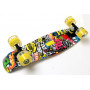 Penny Board "Graffiti" Inscription. Светящиеся колеса.