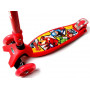 Самокат Maxi Scooter Disney Супер Герои Marvel Avengers с наклоном руля складной ручкой