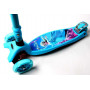 Самокат Maxi Scooter Disney Frozen с наклоном руля и складной ручкой