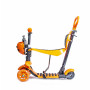 Самокат Scooter  5 в 1 Божья коровка,  Оранжевый