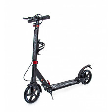 Двухколесный самокат Scale Sports Elite Plus SS-04, складной c дисковым тормозом, черный