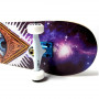 СкейтБорд деревянный Fish Skateboard Mason  с рисунком, с усиленной подвеской