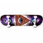 СкейтБорд деревянный Fish Skateboard Mason  с рисунком, с усиленной подвеской