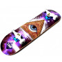 СкейтБорд деревянный Fish Skateboard Mason  с рисунком, с усиленной подвеской