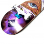 СкейтБорд деревянный Fish Skateboard Mason  с рисунком, с усиленной подвеской