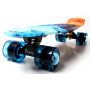 Penny Board "Огонь и лед",  светящиеся колеса