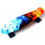 Penny Board "Огонь и лед",  светящиеся колеса