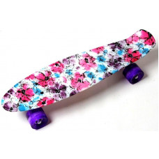Penny Board "Flowers chamomile" Светящиеся колеса