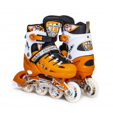 Раздвижные ролики Scale Sports LF 905, размер 29-33, Оранжевые