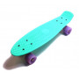 Пенни борд Penny Board Бирюзовый, Светящиеся колеса