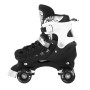 Раздвижные ролики квады Scale Sports черные, размер 29-33