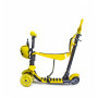 Самокат Scooter  5 в 1 Божья коровка,  Желтый