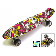 Penny Board "Deck" Светящиеся колеса