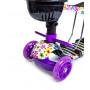 Самокат трехколесный с родительской ручкой Scooter 5 в1 Фиолетовый цветок